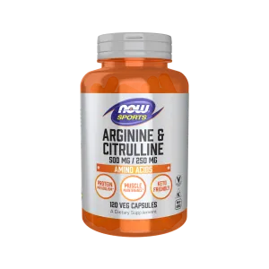 NOW Sports Arginine & Citrulline 500mg / 250mg