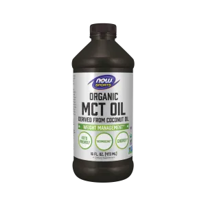 NOW Sports MCT Oil Organic Derived From Coconut Oil