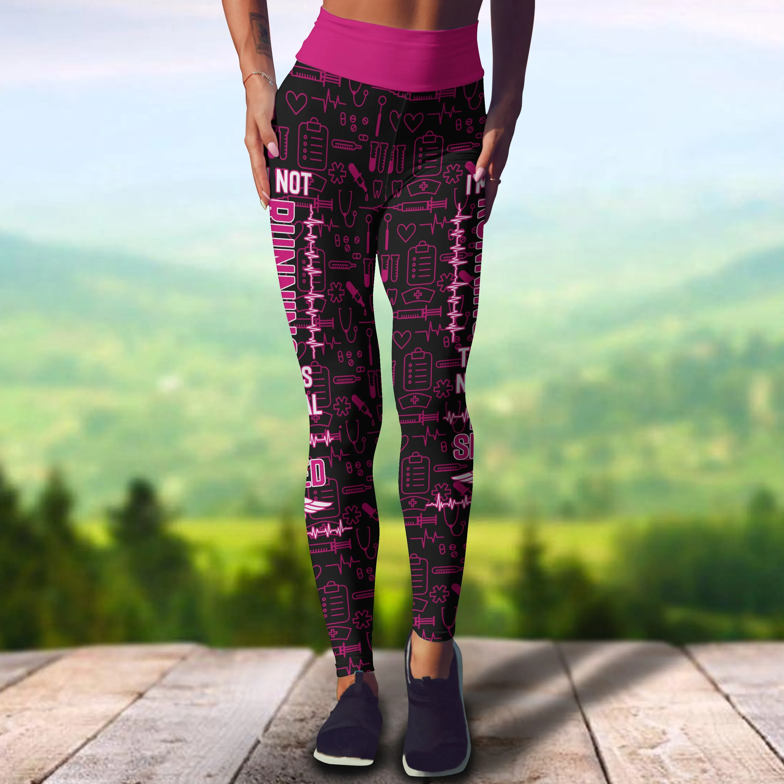 Nurse Legging - I'm not Running This is Normal RN Speed
