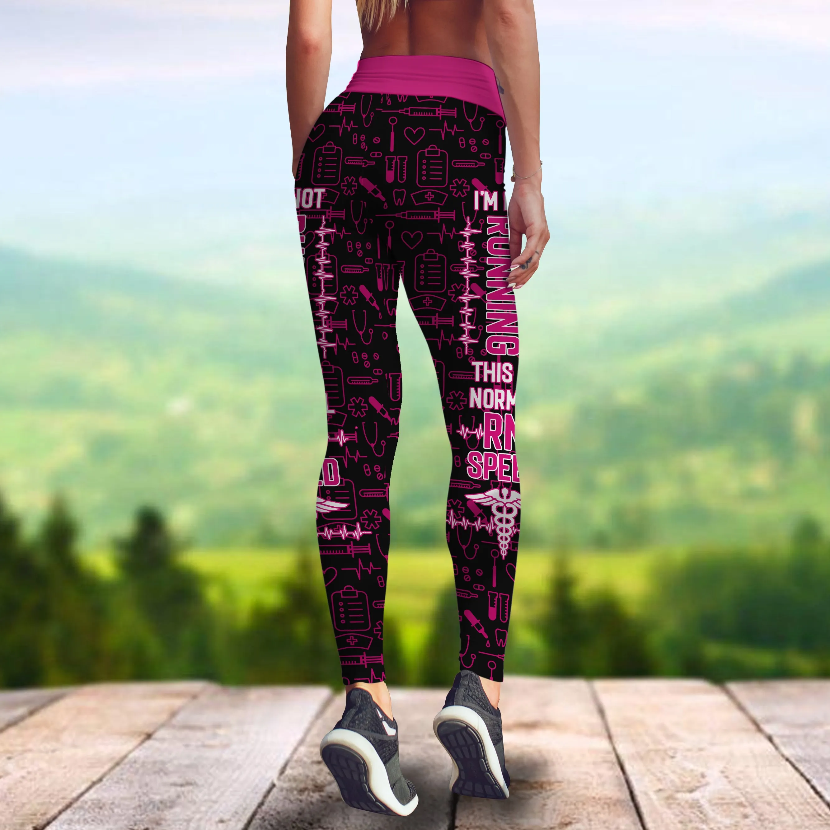 Nurse Legging - I'm not Running This is Normal RN Speed