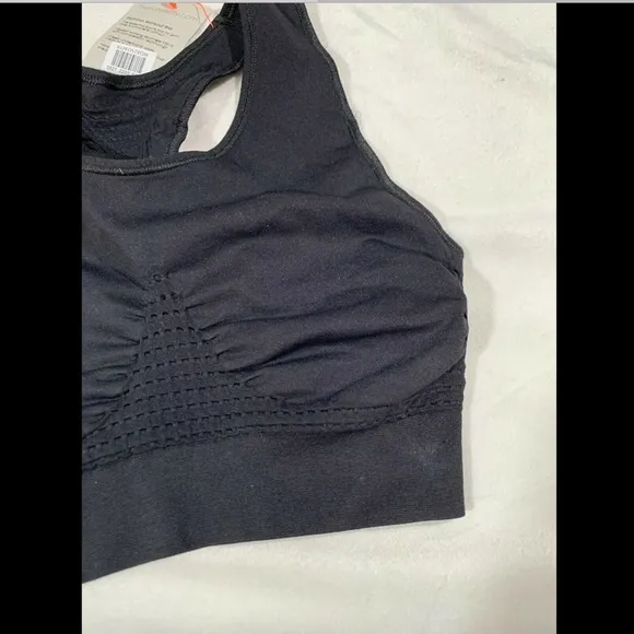 NWT $50 Sweaty Betty‎ Stamina Sports Bra in Black