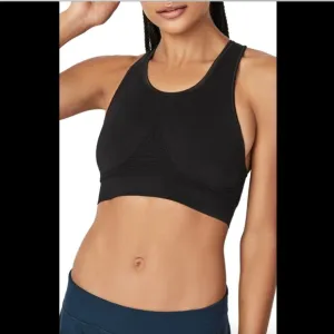 NWT $50 Sweaty Betty‎ Stamina Sports Bra in Black