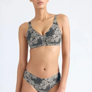 NWT Knix lace peony set - wing woman contour bra   leak proof bikini. S / 32a
