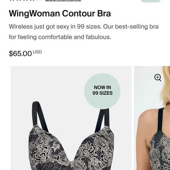 NWT Knix lace peony set - wing woman contour bra   leak proof bikini. S / 32a