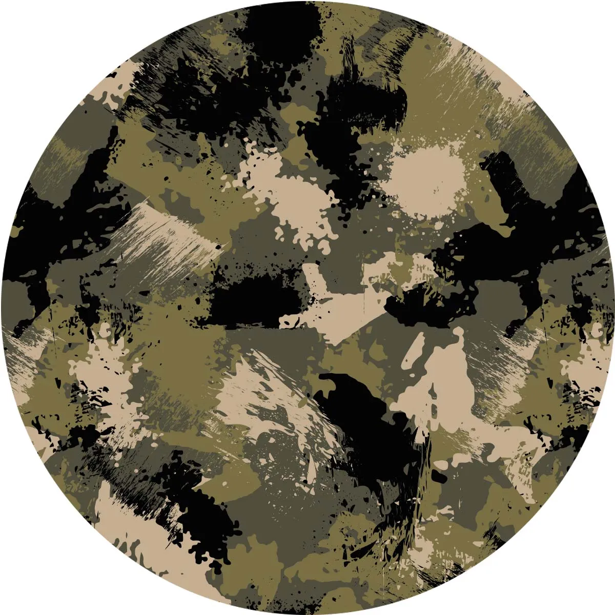 Olive Camo Arm Sleeves with Thumbhole - Adult