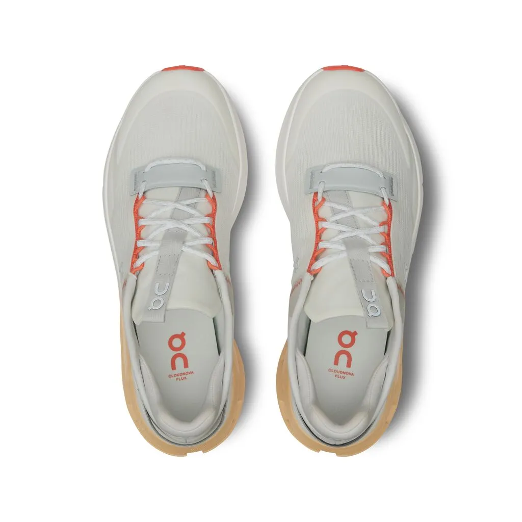 On Running Cloudnova Flux (Womens) - Undyed-White/Savannah