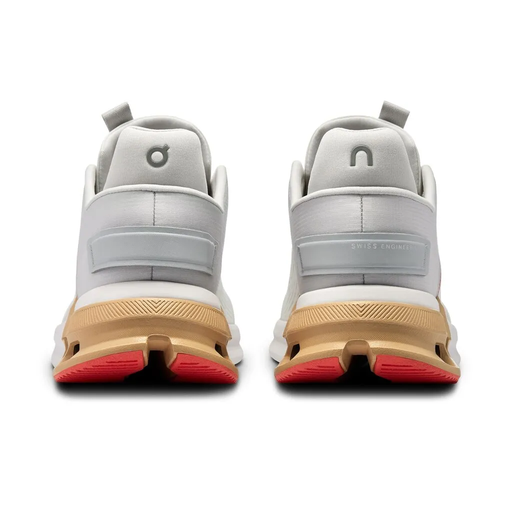 On Running Cloudnova Flux (Womens) - Undyed-White/Savannah