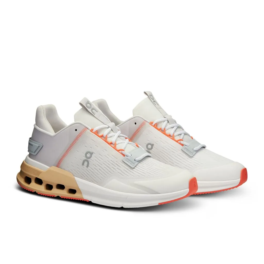 On Running Cloudnova Flux (Womens) - Undyed-White/Savannah