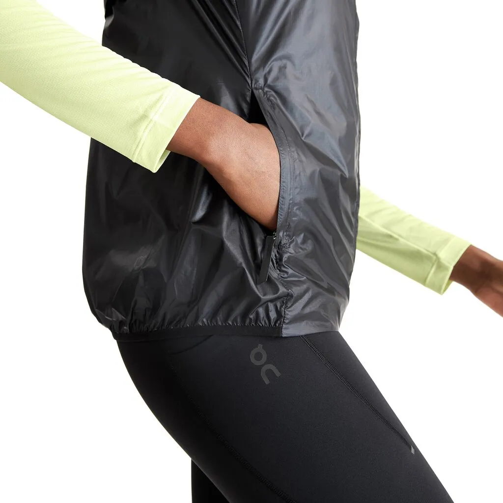 On Running Weather Vest (Womens) - Black