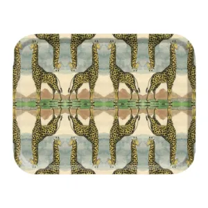 Patch NYC Giraffe Rectangle Birch Wood Tray