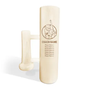Personalized Baseball Bat Mug with Handle For Coach