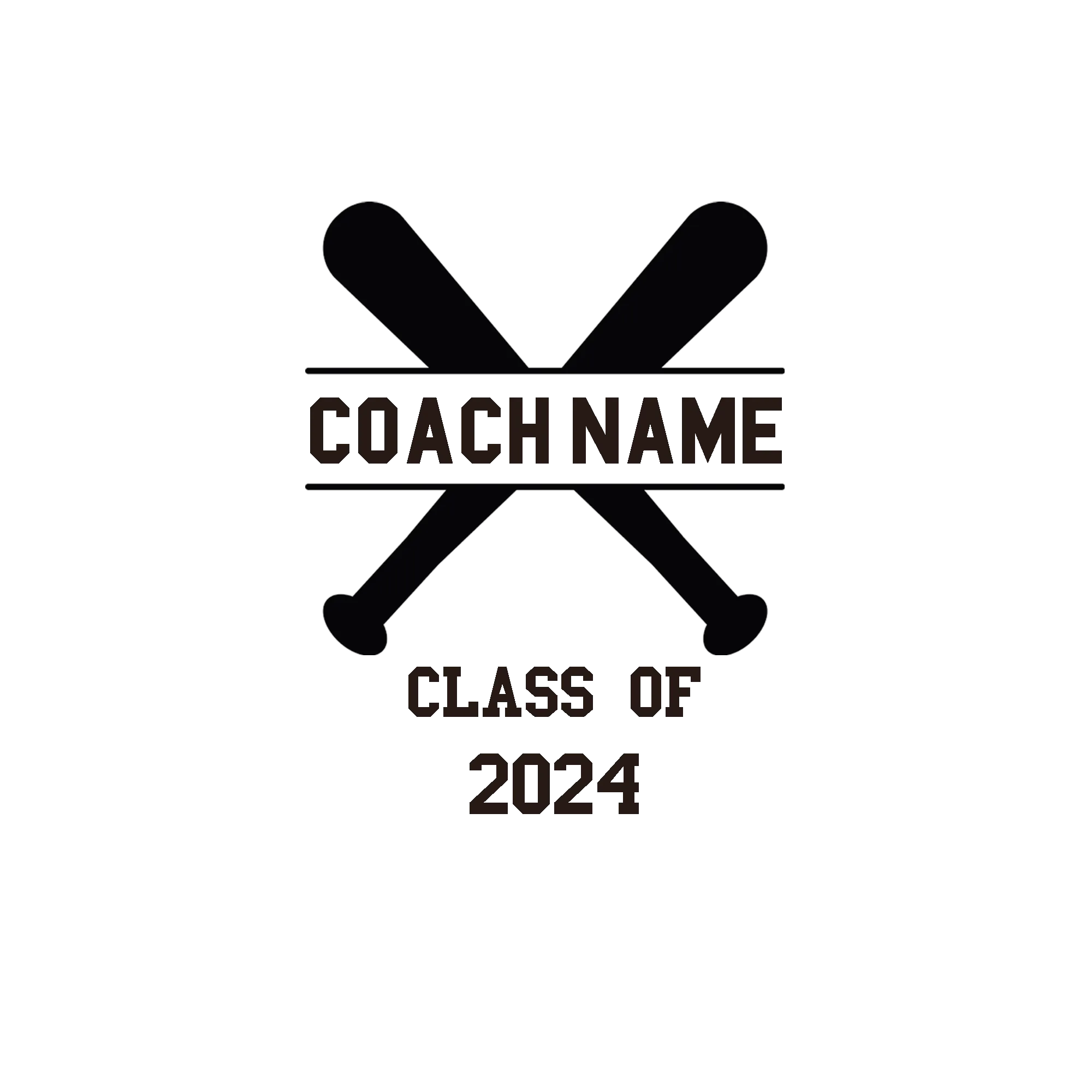 Personalized Coach Name Baseball Bat Beer Mug with Handle