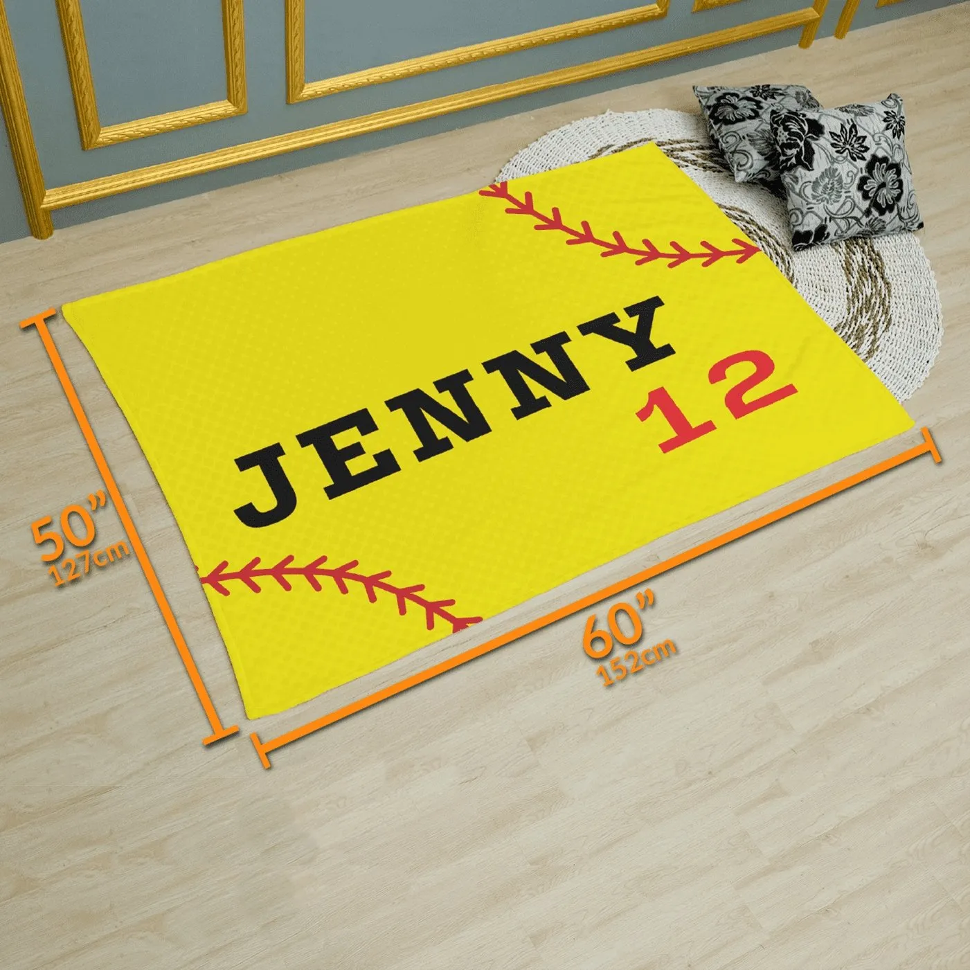 Personalized Sports Themed Blankets