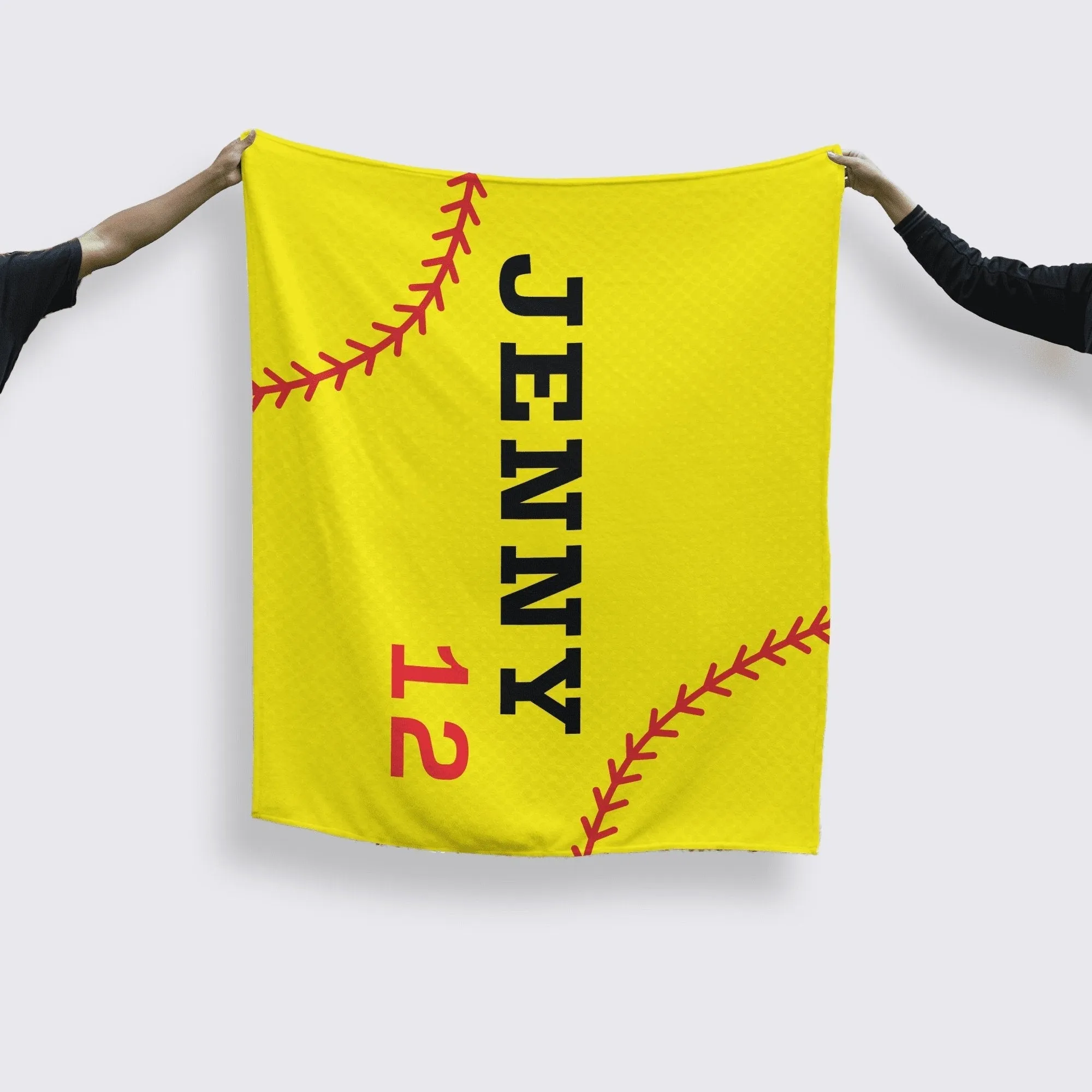 Personalized Sports Themed Blankets