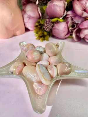 Pink Andean Opal Tumble Stones ( Peruvian Opal)
