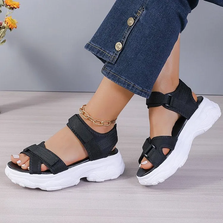 Platform Flat Sandals