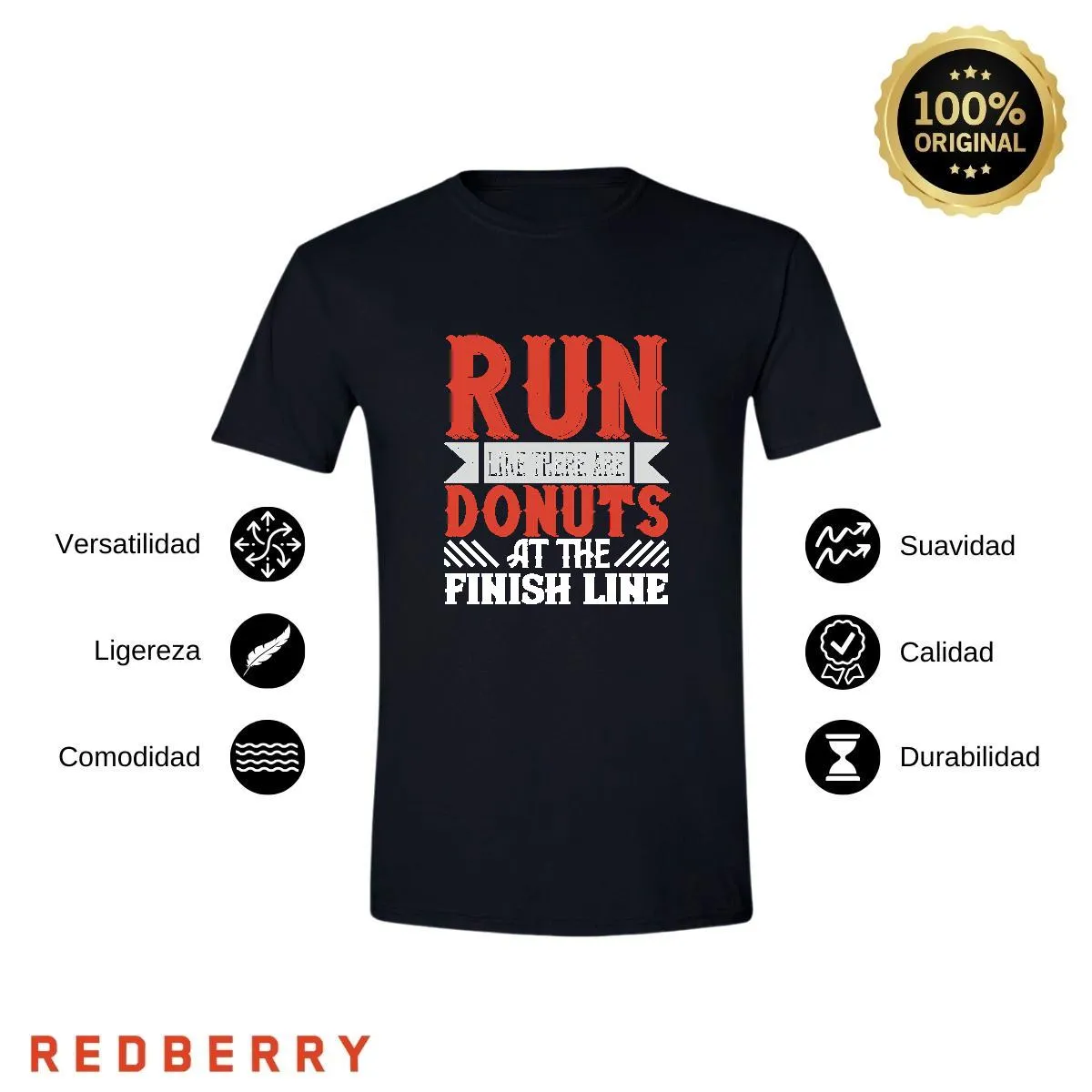 Playera Hombre Running Correr Maratón RN1025