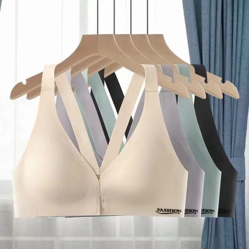Plus Size Front Buckle Adjustable Sexy Comfortable Breathable Sports Bra