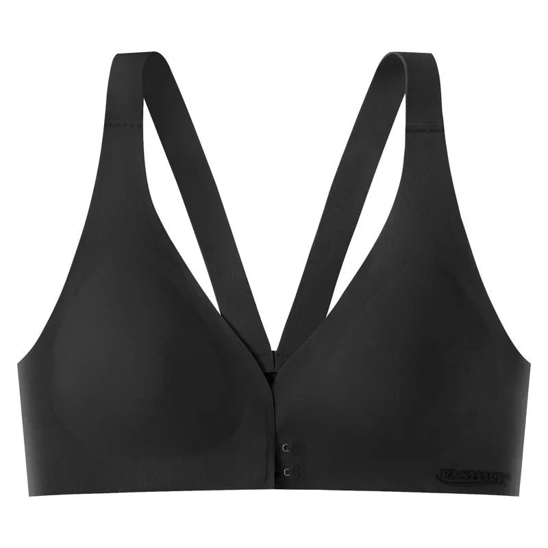 Plus Size Front Buckle Adjustable Sexy Comfortable Breathable Sports Bra