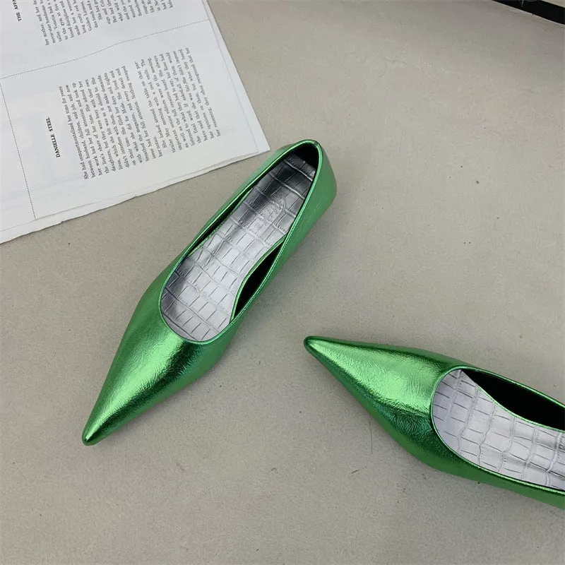Pointed Toe Low-cut Pumps