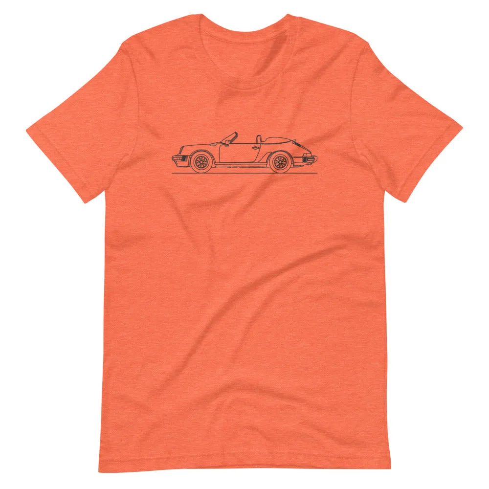 Porsche 911 930 Speedster silhouette T-shirt
