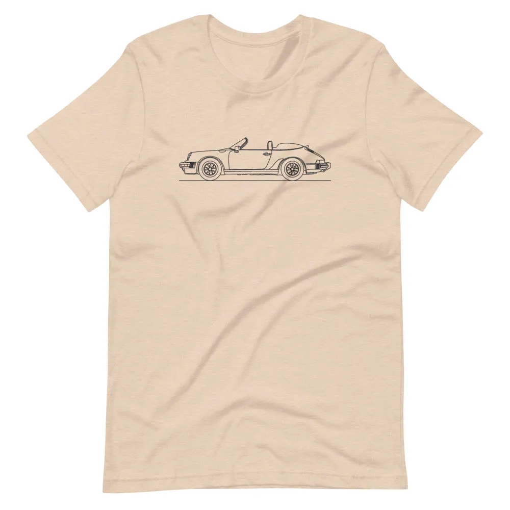 Porsche 911 930 Speedster silhouette T-shirt