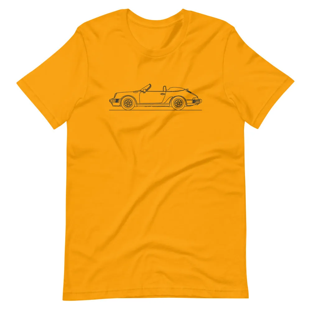 Porsche 911 930 Speedster silhouette T-shirt