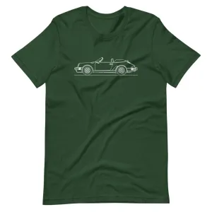 Porsche 911 930 Speedster silhouette T-shirt