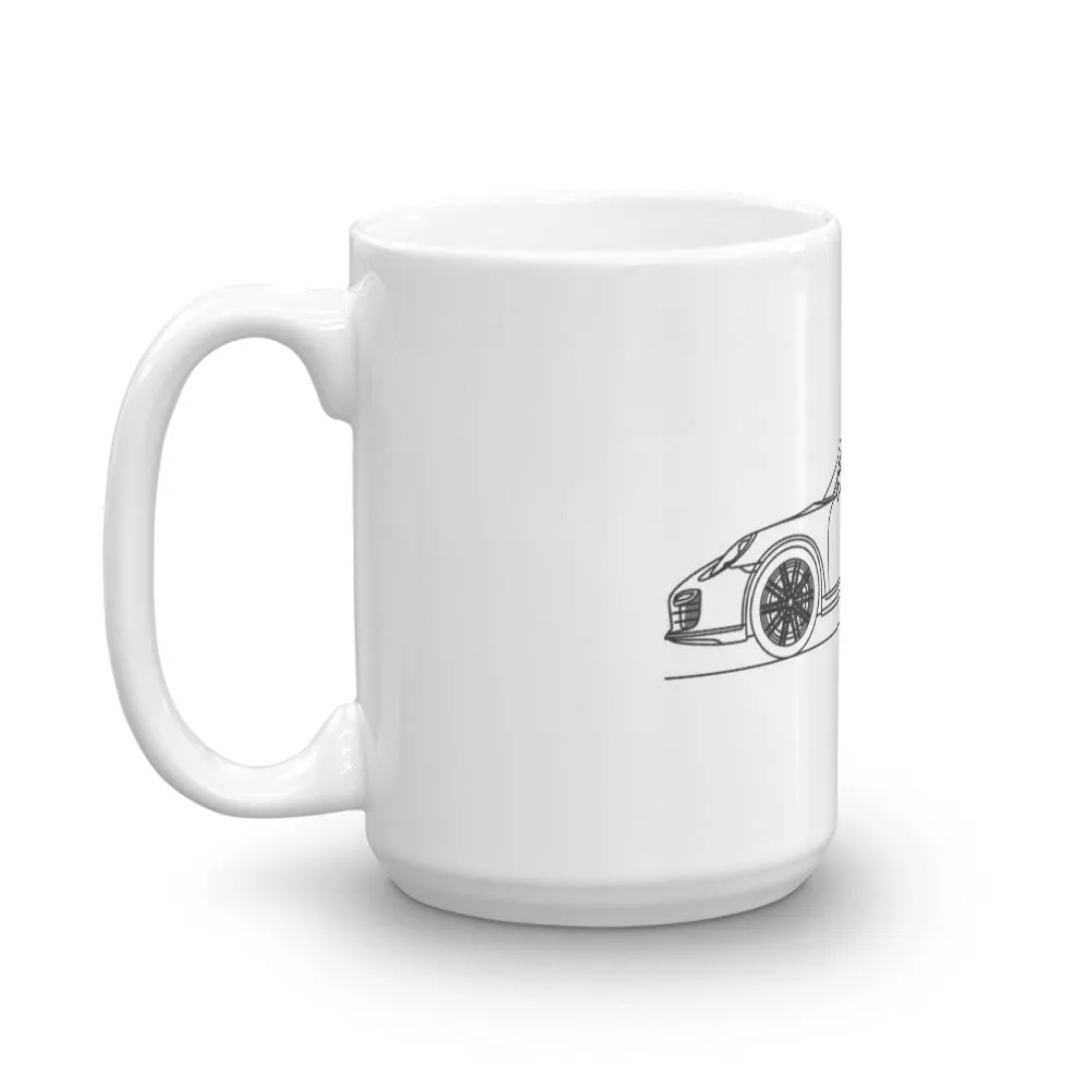 Porsche 911 991.1 Turbo S outline mug