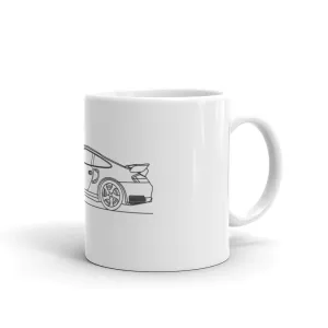 Porsche 911 996 GT2 Outline Mug