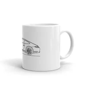 Porsche 911 997.2 Carrera Outline Mug