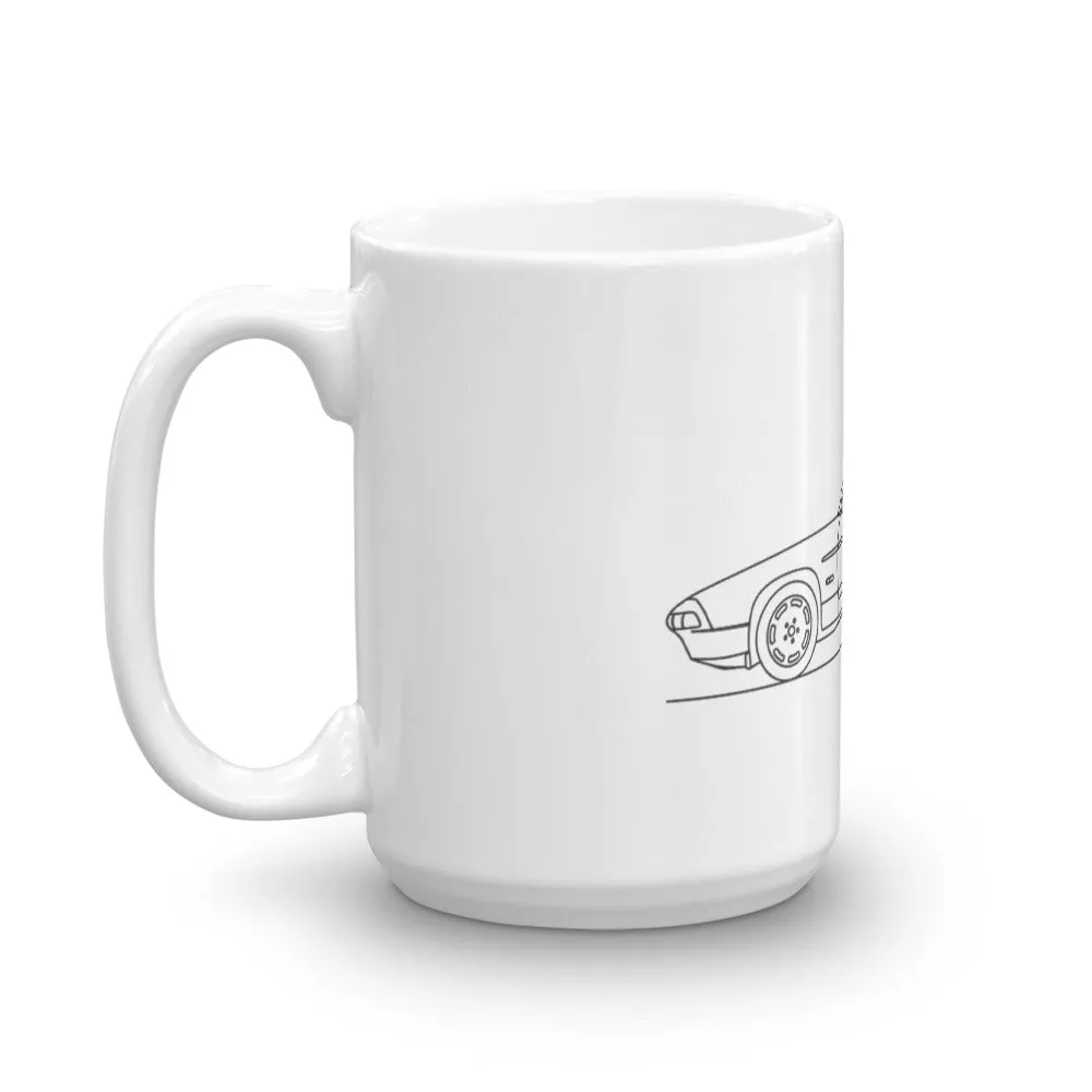 Porsche 928 S4 Outline Mug