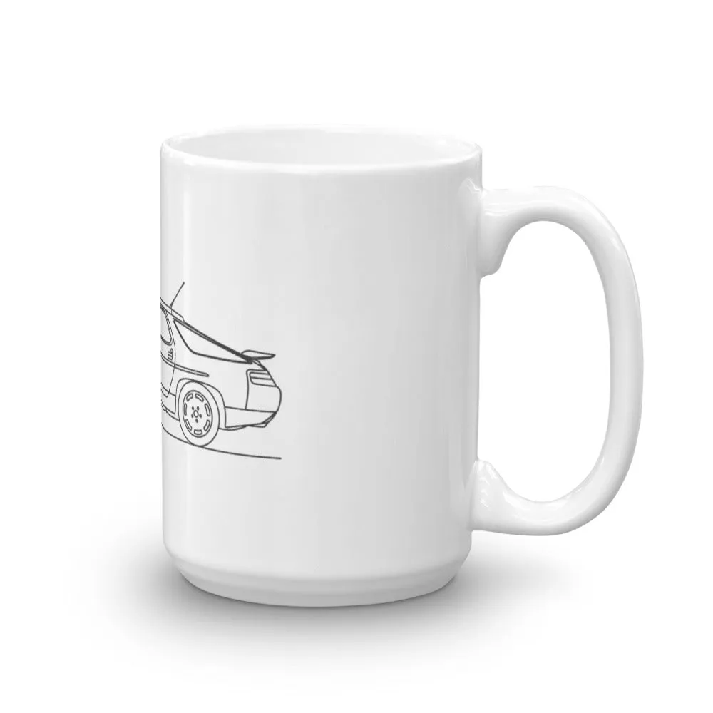 Porsche 928 S4 Outline Mug