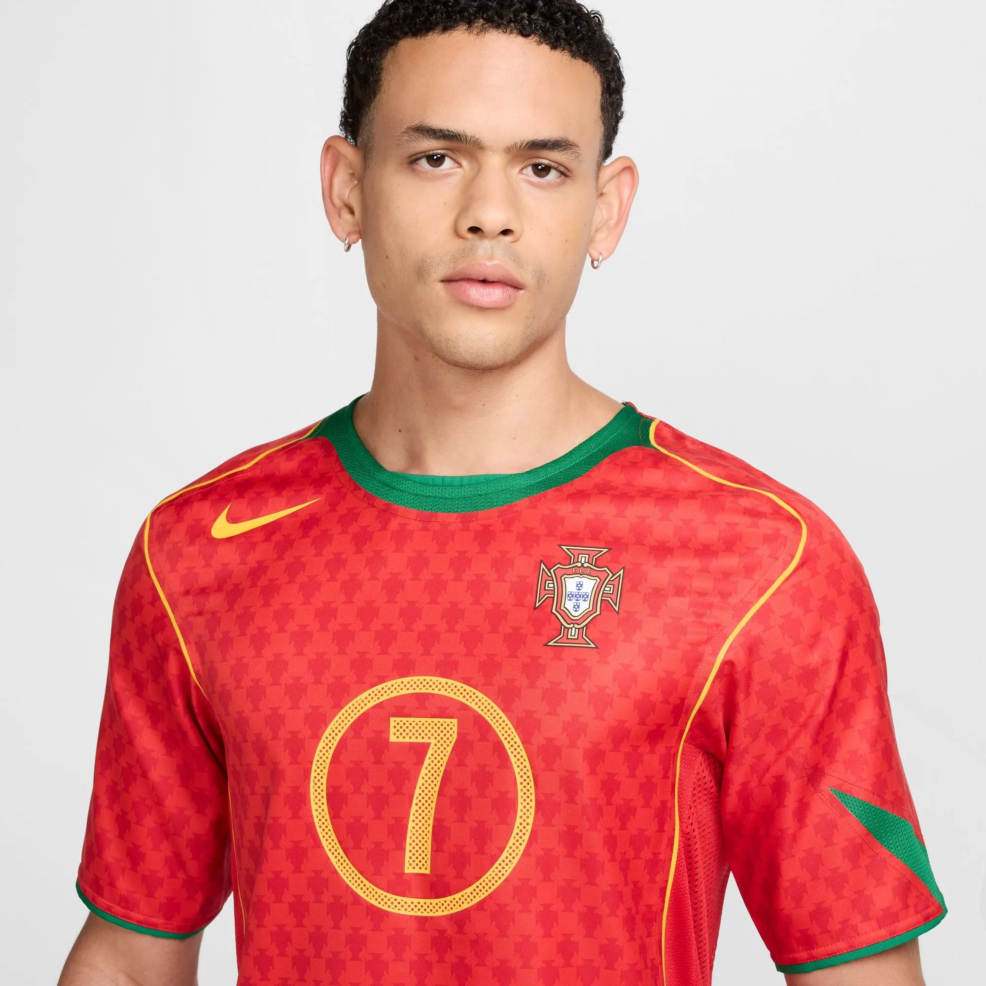 Portugal Adult 2004 Home Reissue Jersey w/ Luis Figo Name and Number set