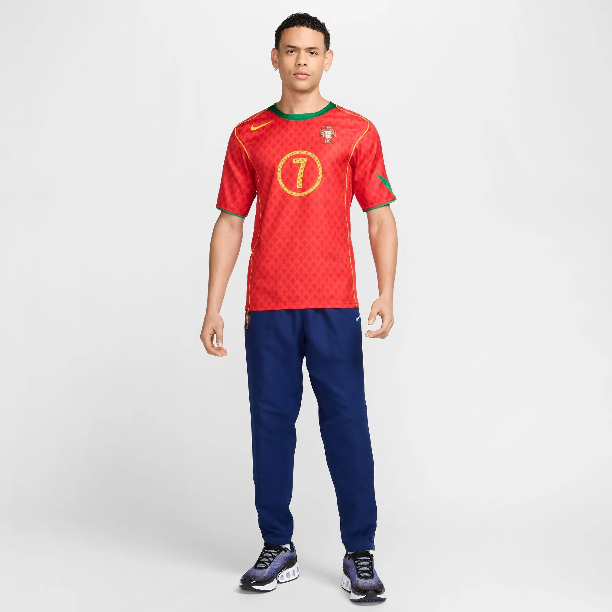 Portugal Adult 2004 Home Reissue Jersey w/ Luis Figo Name and Number set