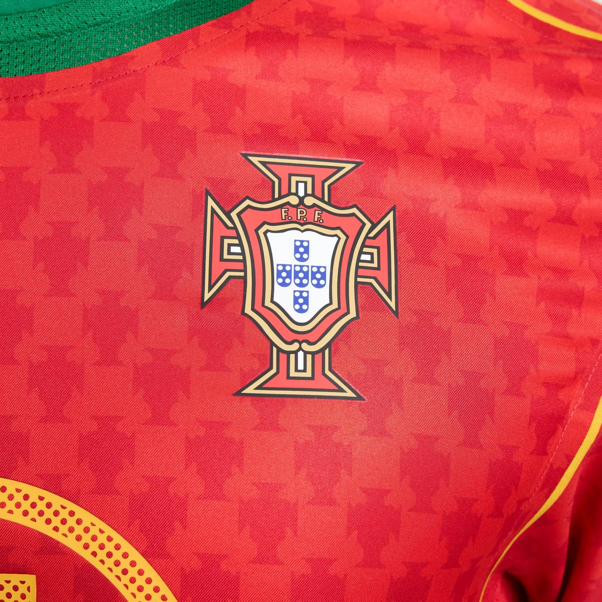 Portugal Adult 2004 Home Reissue Jersey w/ Luis Figo Name and Number set