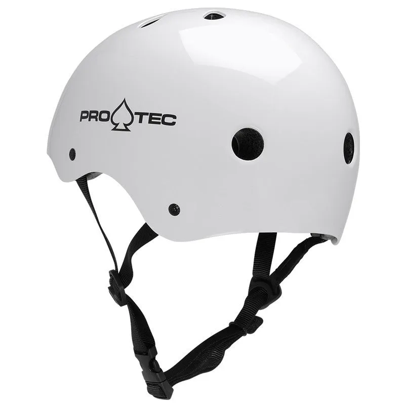 Protec Classic Certified Helmet Gloss White