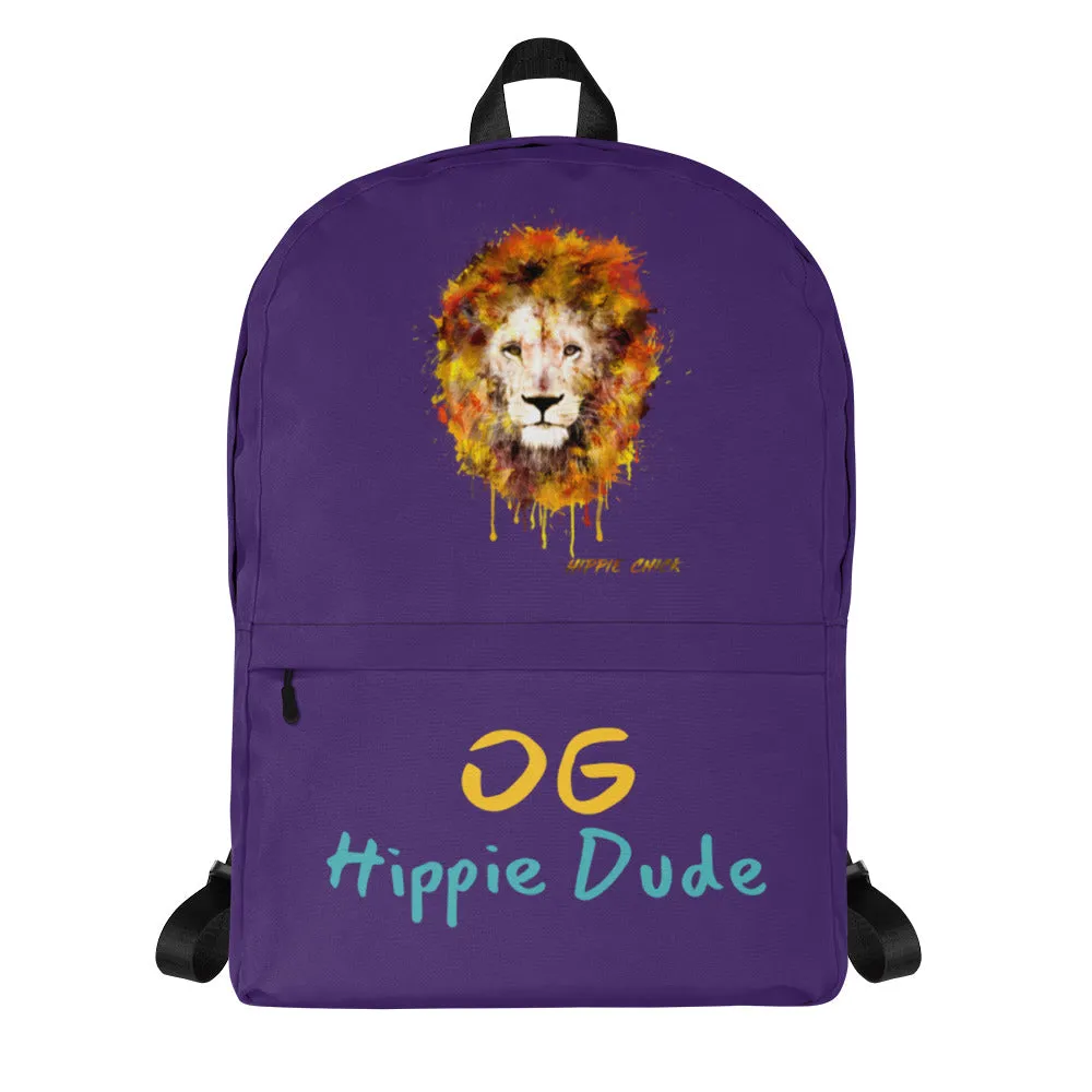 Purple Backpack - OG Hippie Dude
