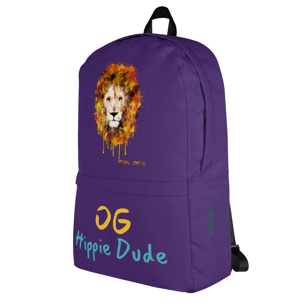 Purple Backpack - OG Hippie Dude