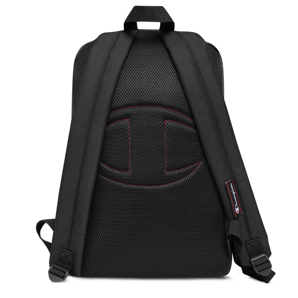 Queen Embroidered Champion Backpack