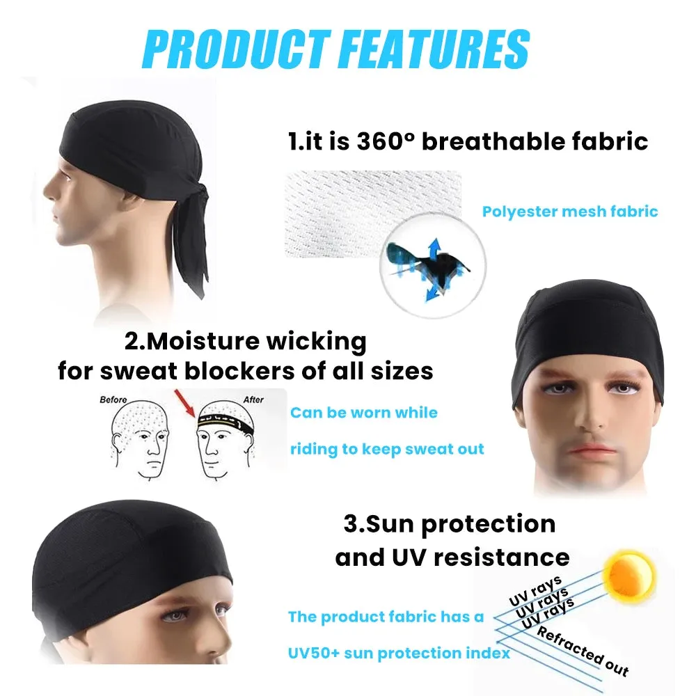 Quick Dry Bandana - UV Protection Headband Scarf for Men