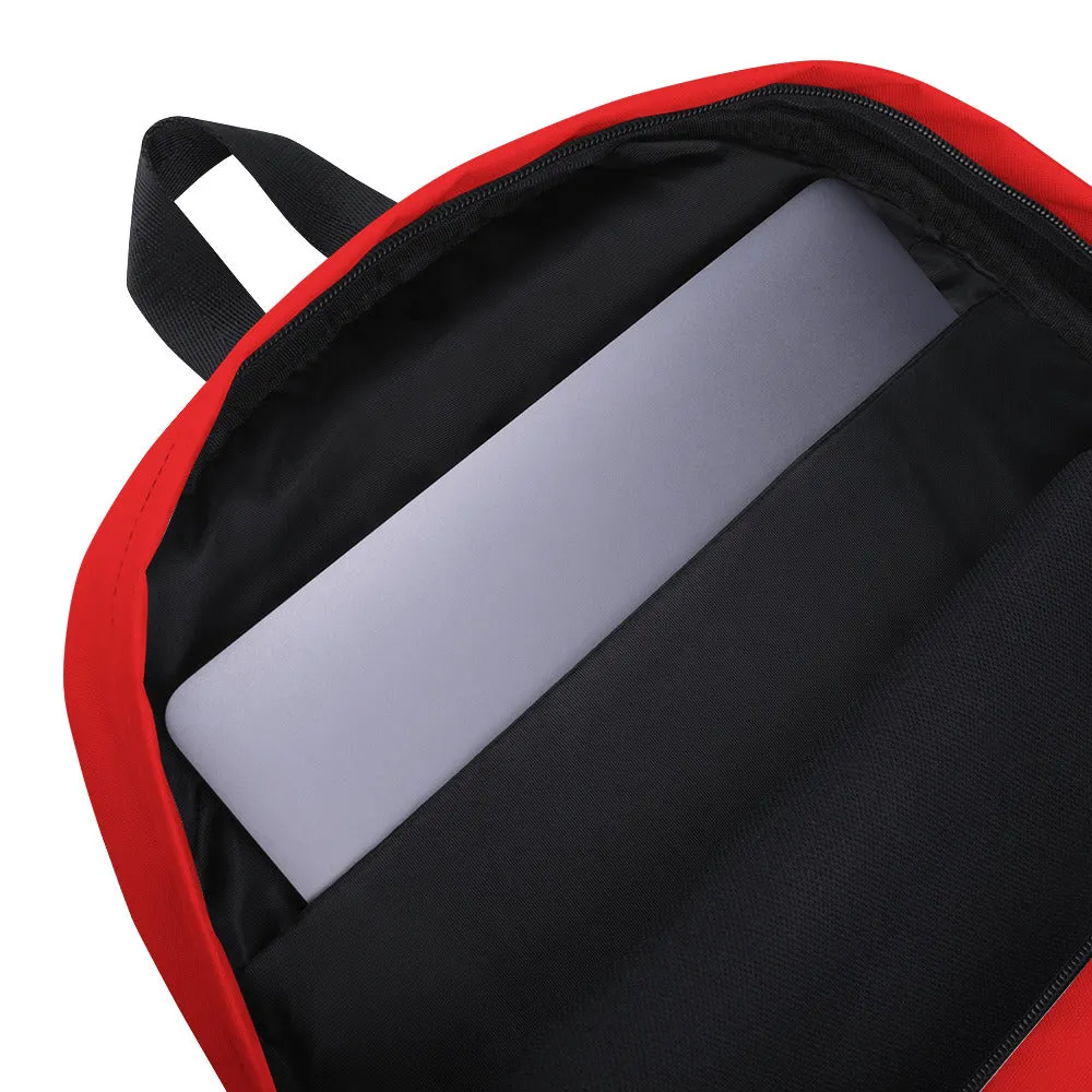 "Luke Perfect Gentleman" Red Backpack