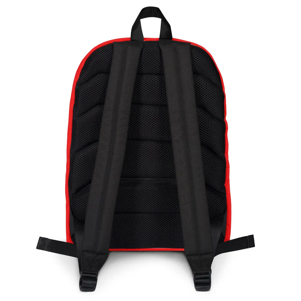 "Luke Perfect Gentleman" Red Backpack