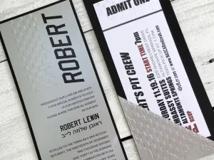Race Car Invitation - Bar Mitzvah Invitation - Formula One Invitation - Birthday Invitation - Boy's Invitation - Men's Invitation