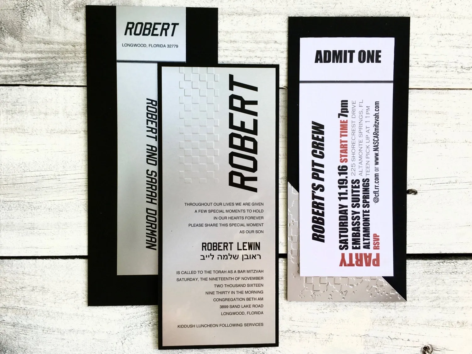 Race Car Invitation - Bar Mitzvah Invitation - Formula One Invitation - Birthday Invitation - Boy's Invitation - Men's Invitation