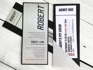 Race Car Invitation