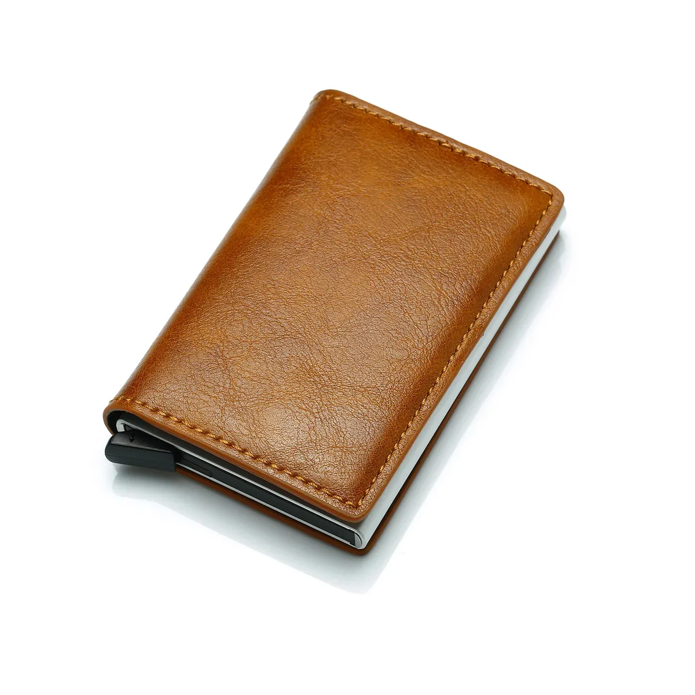 RFID Vintage Leather Wallet with Money Clips - Credit Card Holder Men's Wallet and Bank Card Holder