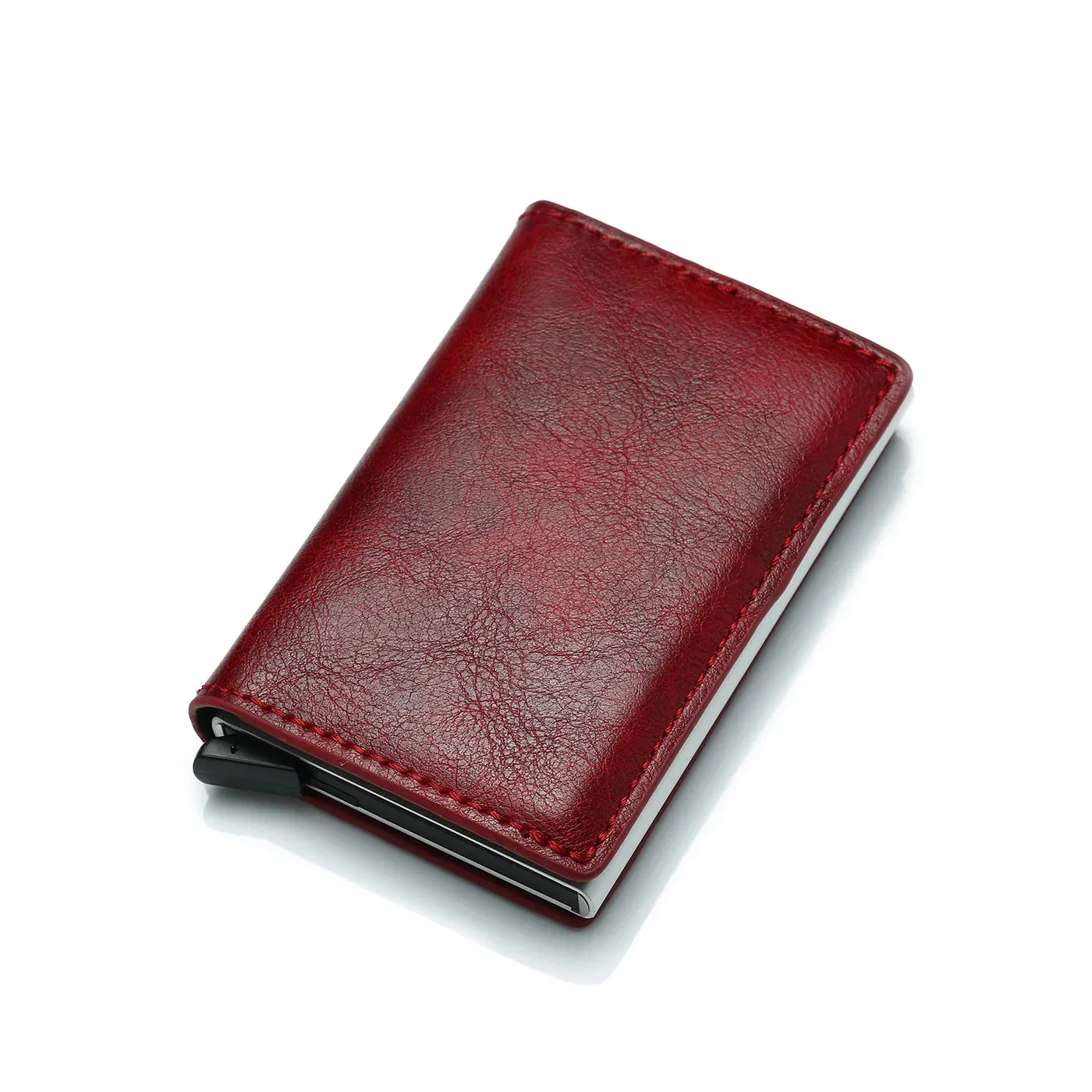 RFID Vintage Leather Wallet with Money Clips - Credit Card Holder Men's Wallet and Bank Card Holder