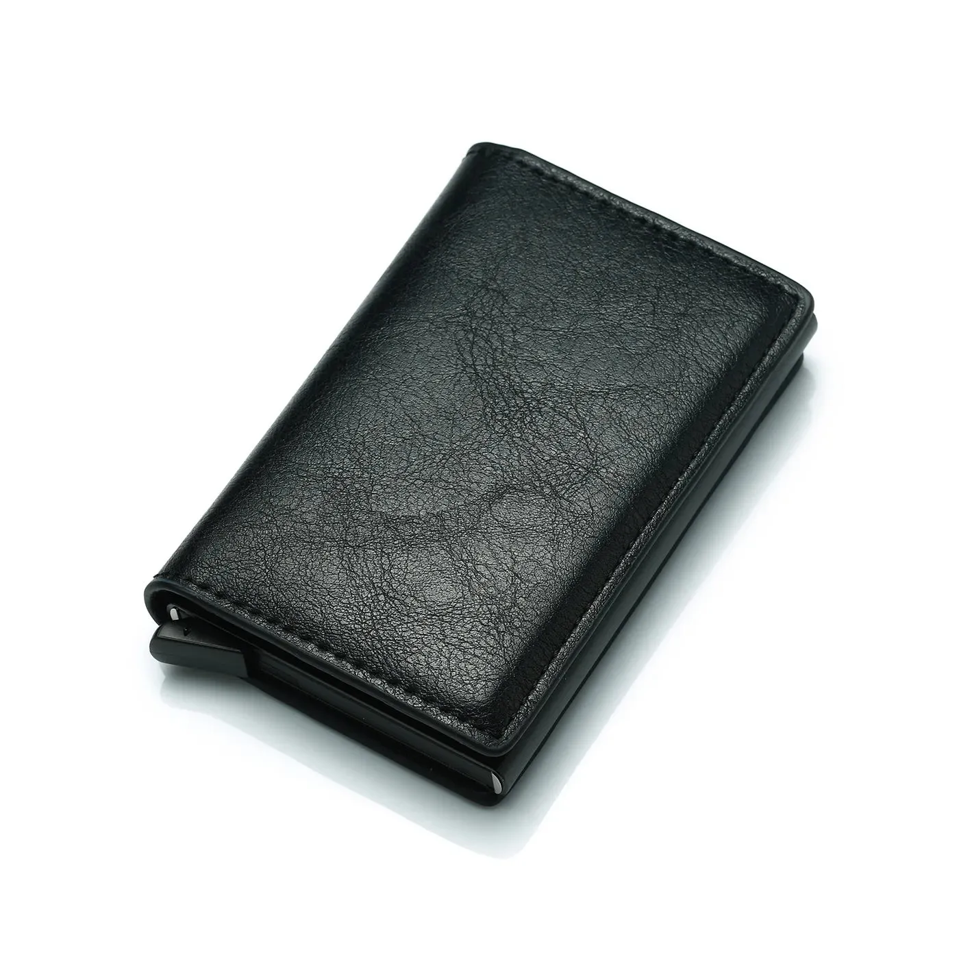 RFID Vintage Leather Wallet with Money Clips - Credit Card Holder Men's Wallet and Bank Card Holder