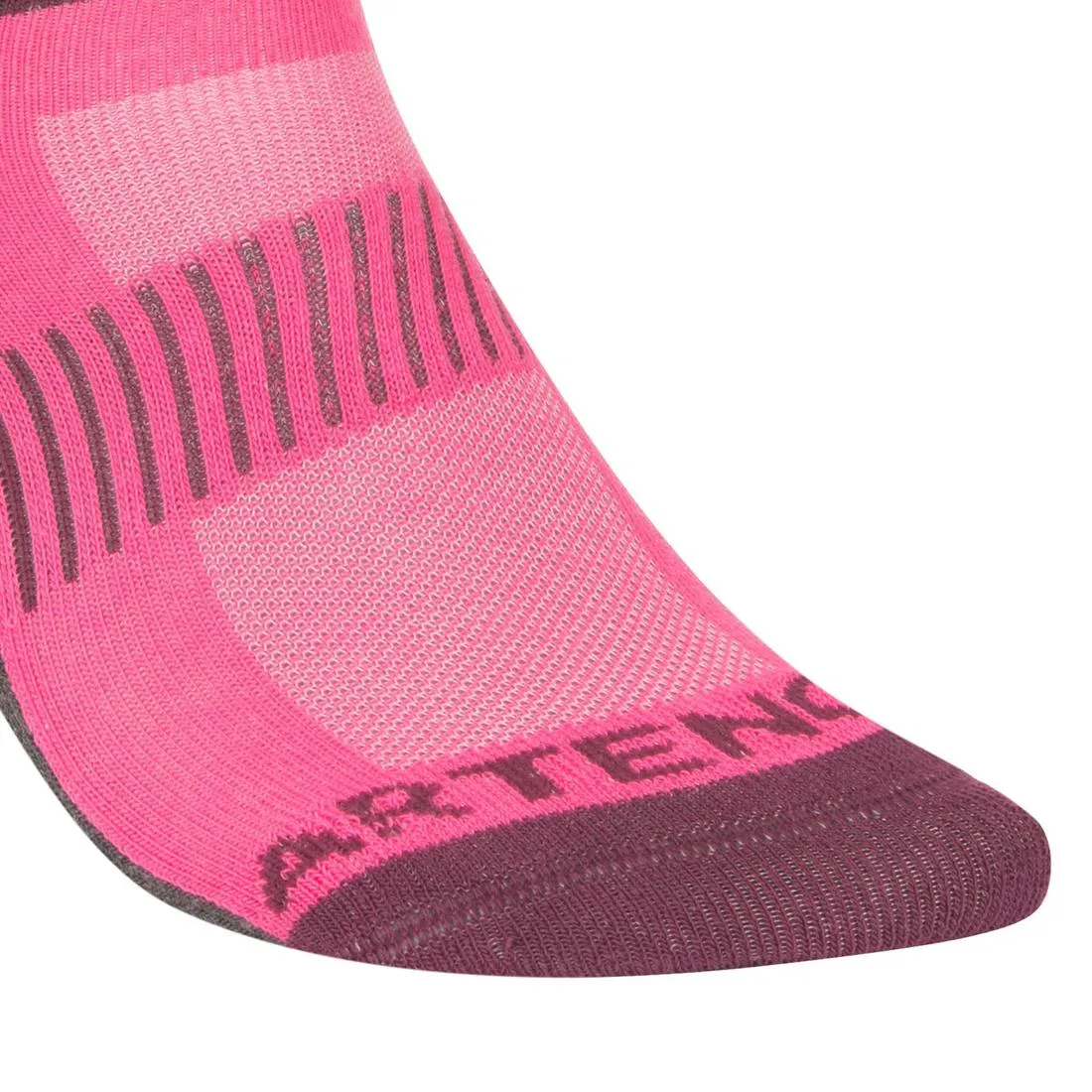 RS 500 Adult Low Sports Socks Tri-Pack - Pink/Black